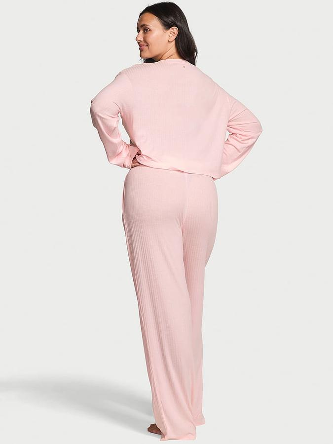 Modal Wide-Rib Long Lounge Set