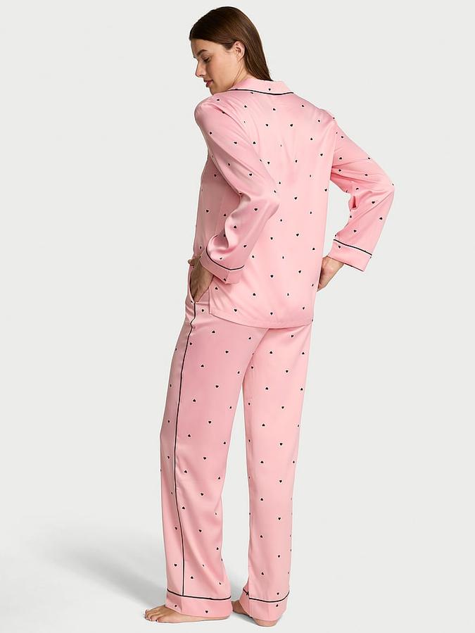 Signature Satin Long Pajama Set