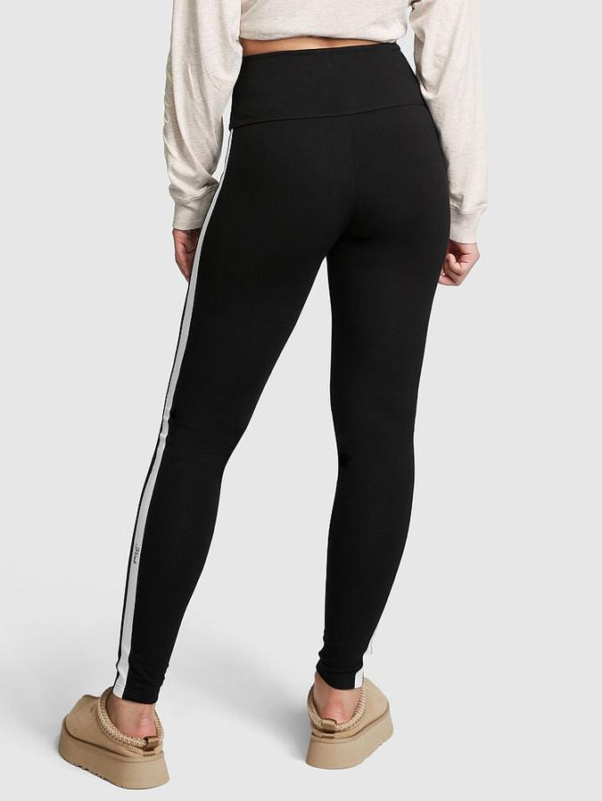 Cotton High-Waist Leggings image number 1