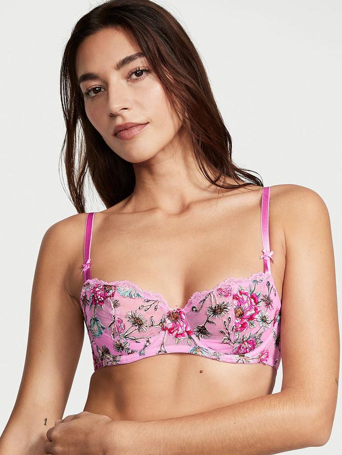 Buy Wicked Unlined Floral Embroidery Balconette Bra Online Style
