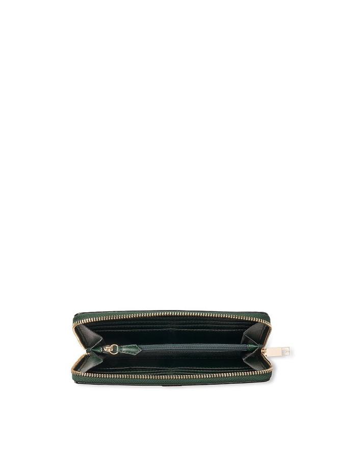 The Victoria Wallet Green Croc image number 2