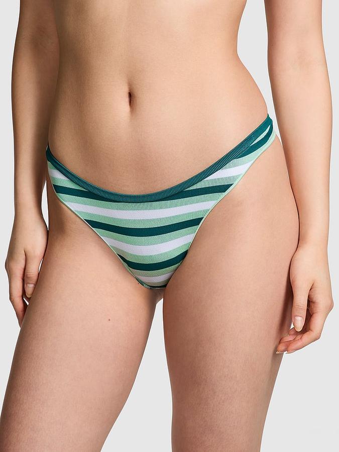 Seamless High-Leg Thong Panty