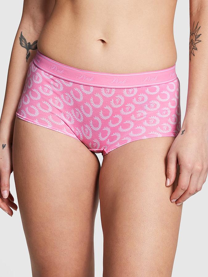 Logo Cotton Boyshort Panty