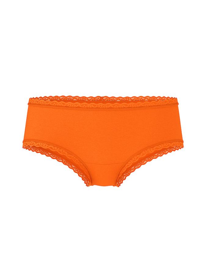 Cotton Lace-Waist Cheeky Panty image number 2