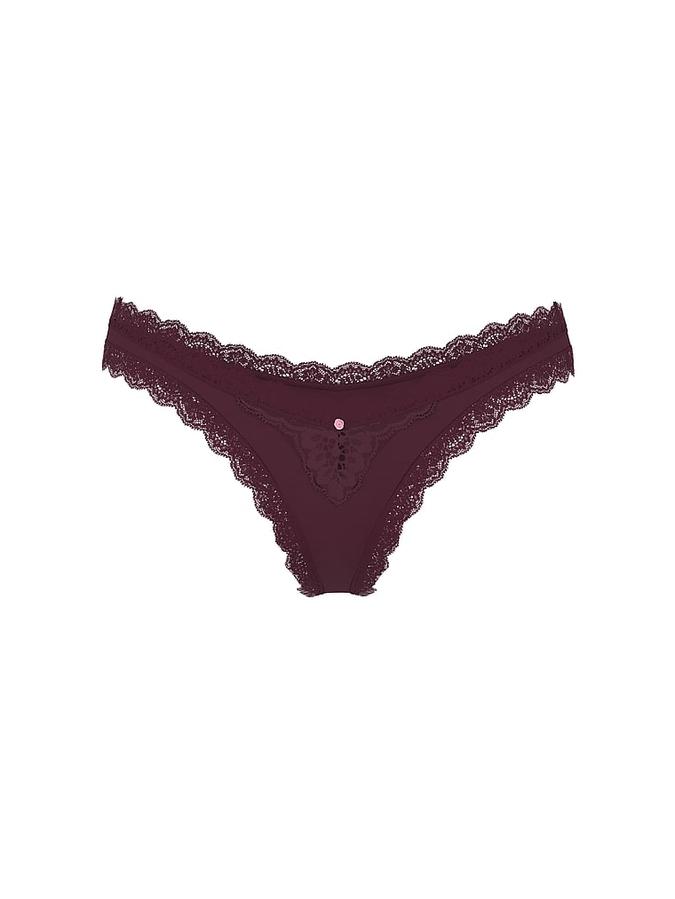 Lace-Trim Brazilian Panty image number 2
