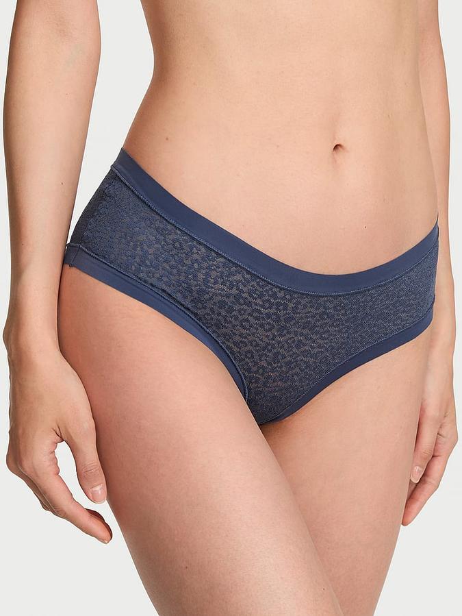 No-Show Leopard Lace Cheeky Panty