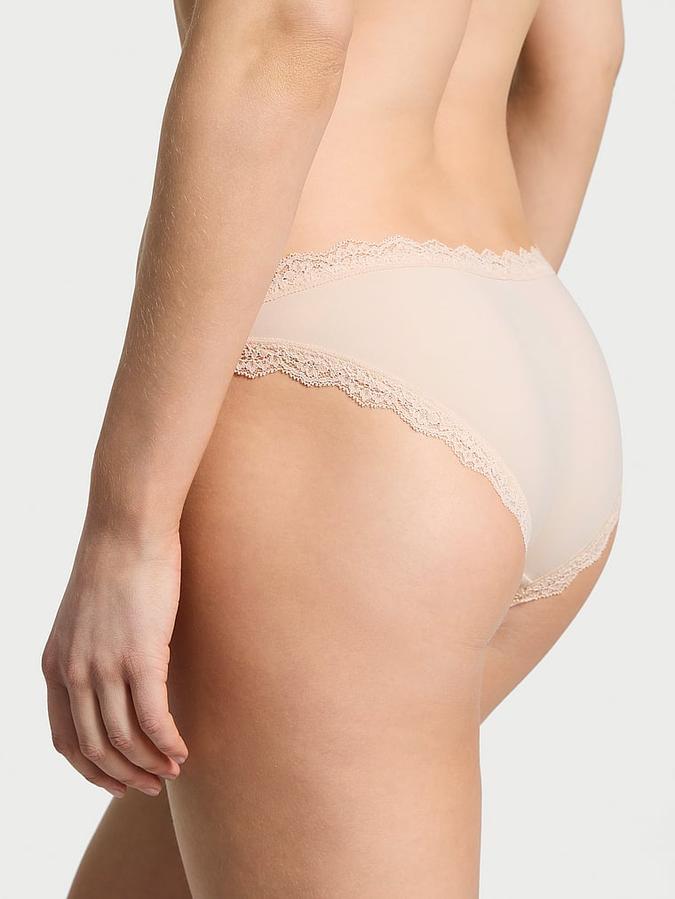 Lace-Trim Bikini Panty image number 1