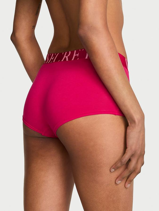 Exploded Logo Cotton Boyshort Panty