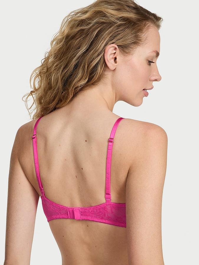 Bombshell Add-2-Cups Rose Lace Push-Up Bra image number 1