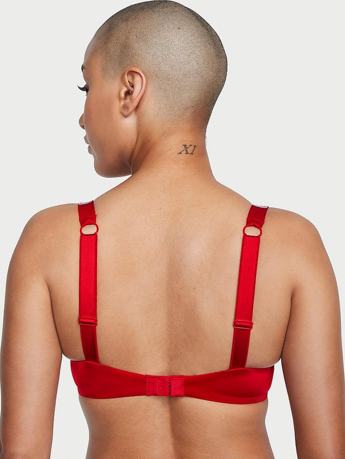 Shine Strap Push-Up Bra image number 1