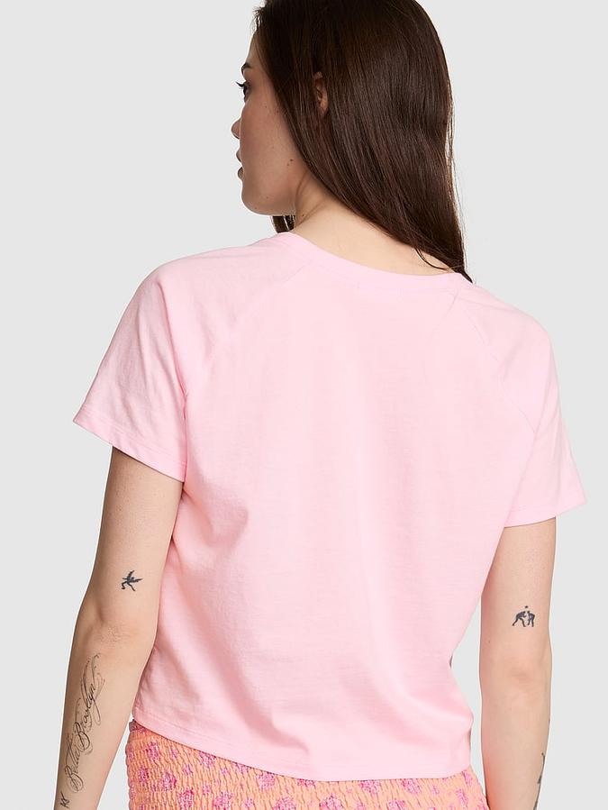 Cotton Raglan Sleep Tee