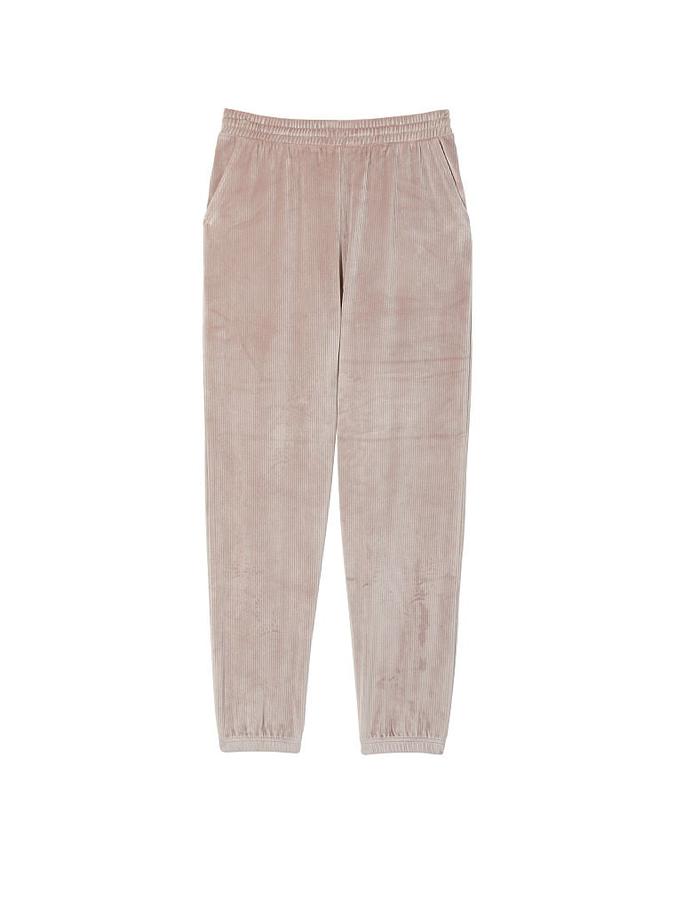 Velour Ribbed Lounge Pants image number 2