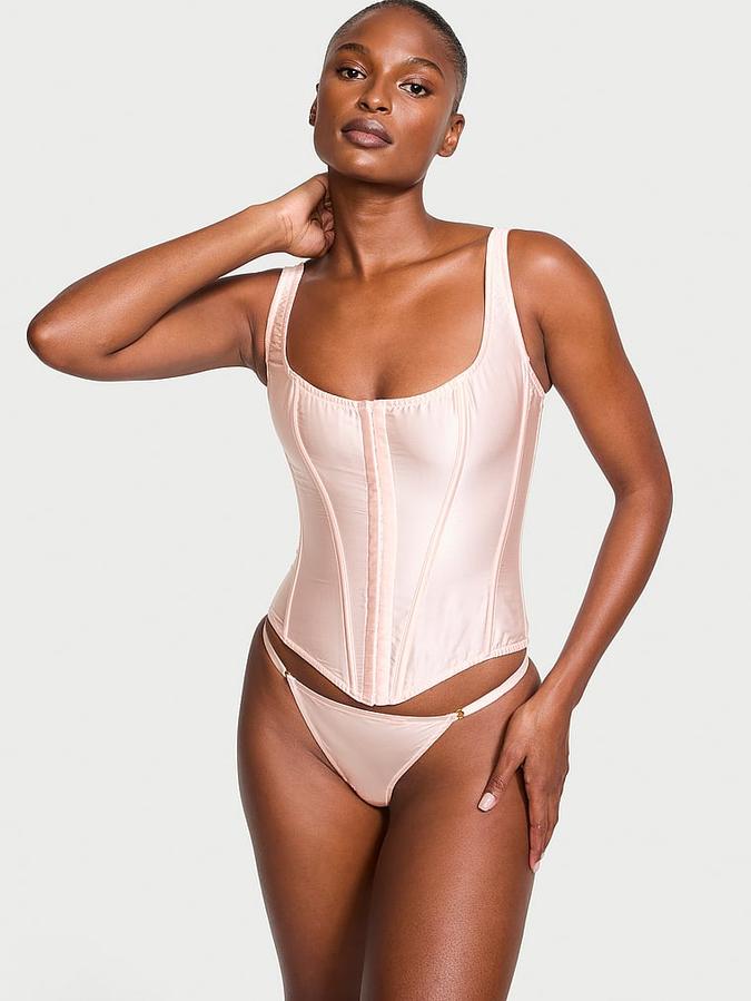 The Classic Silk Corset Set image number 0