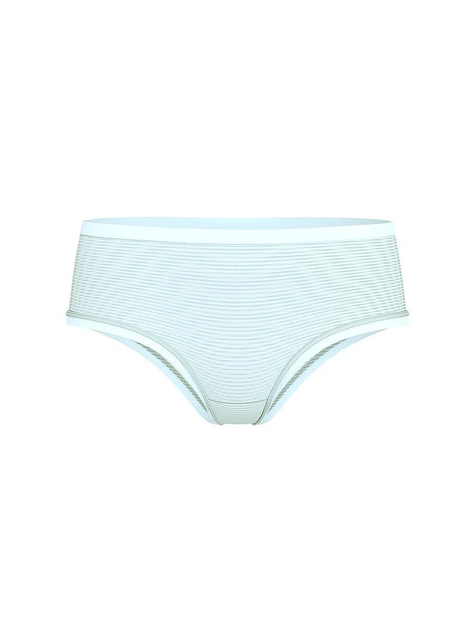 No-Show Stripe Mesh Cheeky Panty image number 2