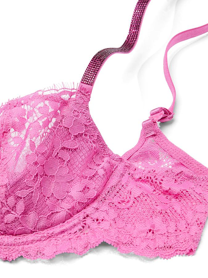 Wicked Twinkle Strap Unlined Lace Balconette Bra image number 3