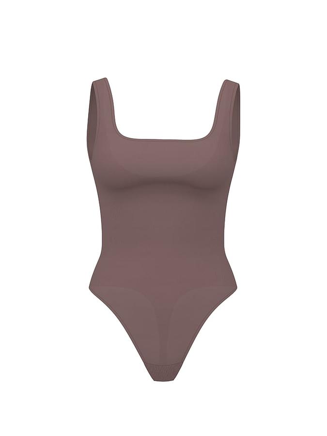 Luxe Contour Square-Neck Bodysuit image number 2