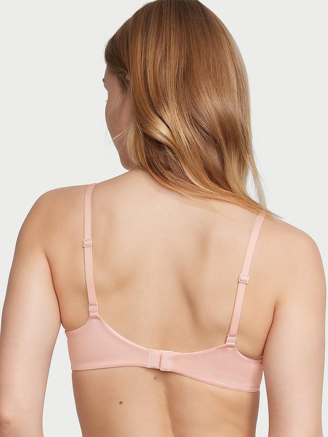Lightly Lined Lace-Cup Demi Bra image number 1
