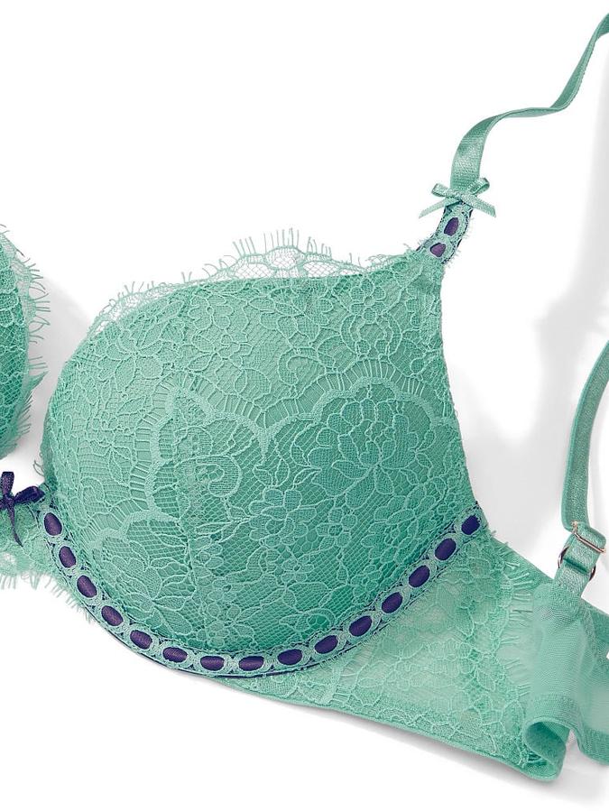 Ribbon Slot Push-Up Bra image number 3