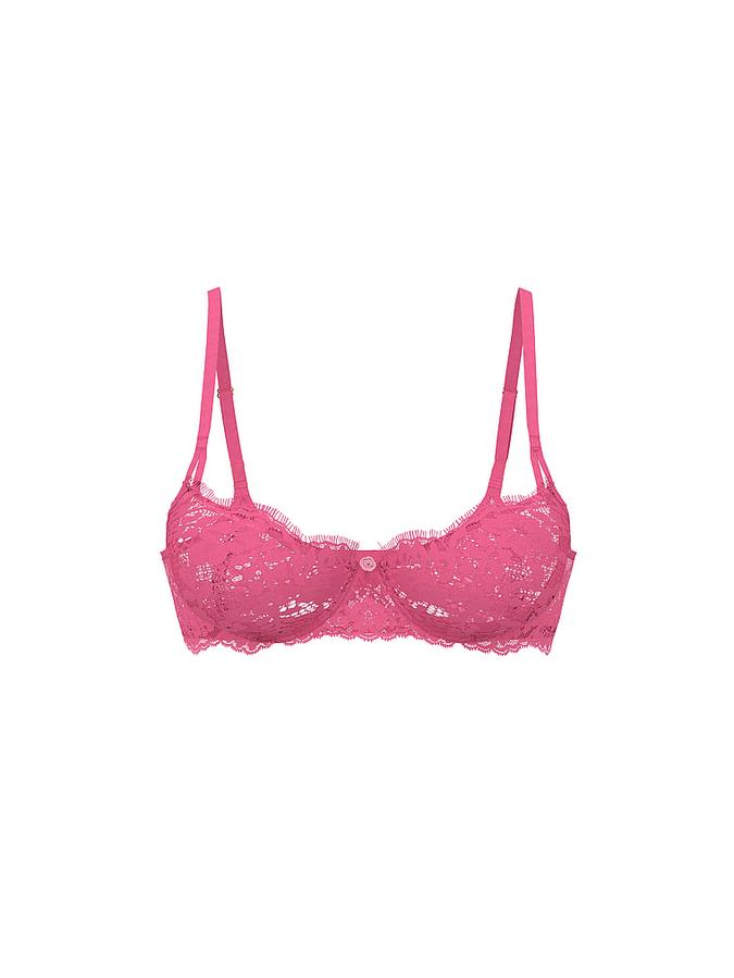 Wicked Unlined Lace Balconette Bra image number 2