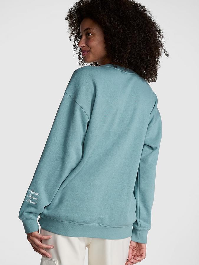 Ivy Fleece Oversized Crew Sweatshirt image number 1