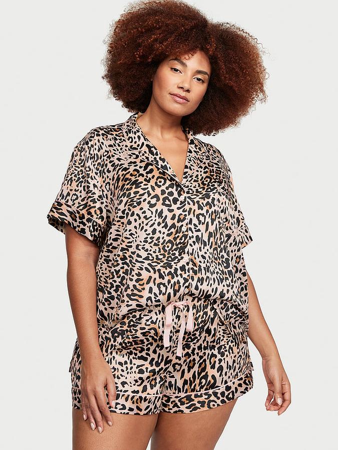 Satin Short Pajama Set image number 0