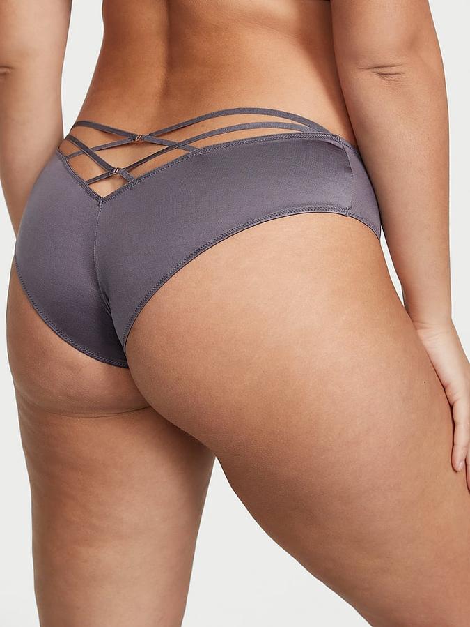Strappy-Back High-Leg Cheeky Panty