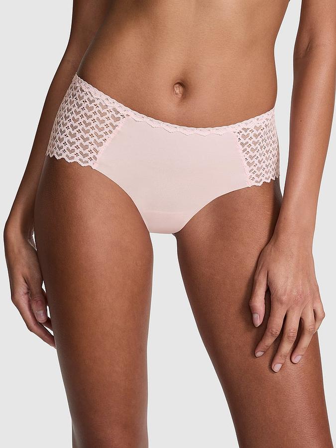 No-Show Heart Lace Cheeky Panty image number 0