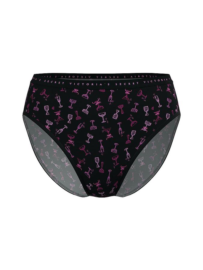 Stretch Cotton High-Leg Brief Panty image number 2