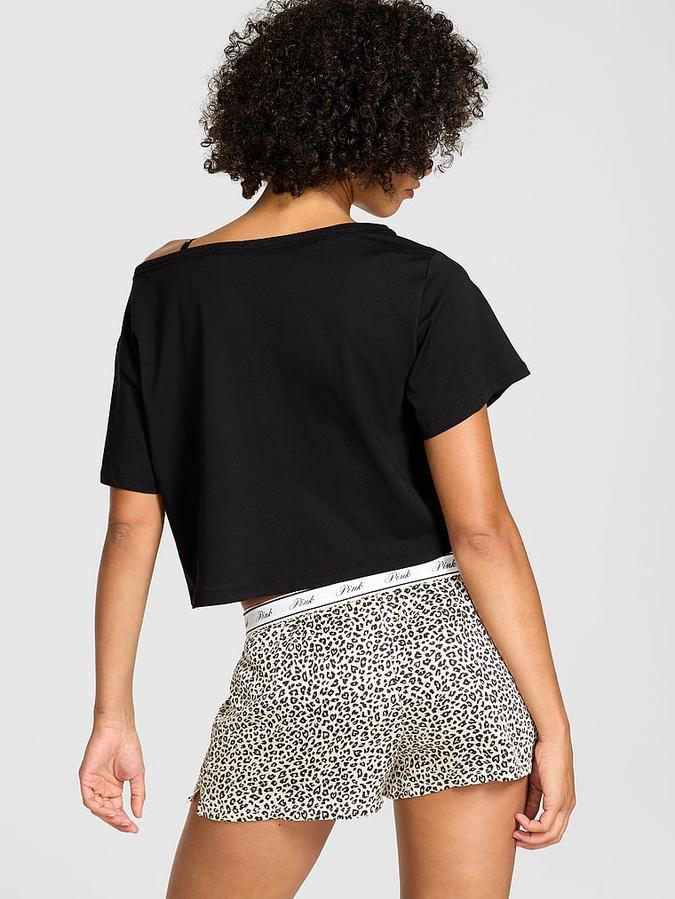 Slouchy Cropped Sleepshirt image number 1