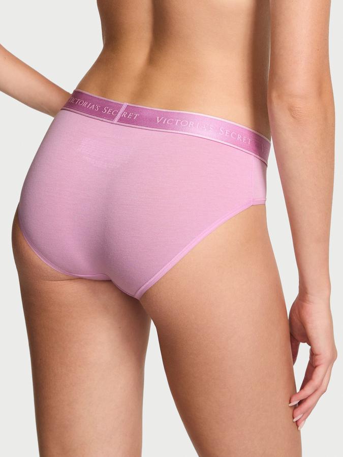 Logo Cotton Hiphugger Panty image number 1