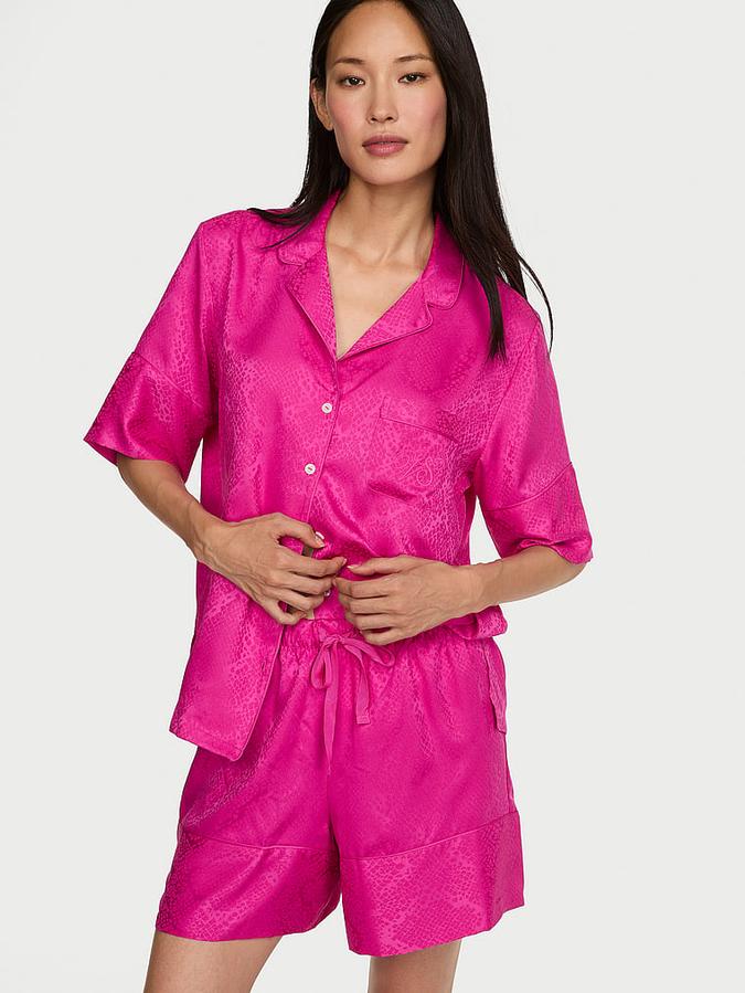 Signature Satin Short Pajama Set