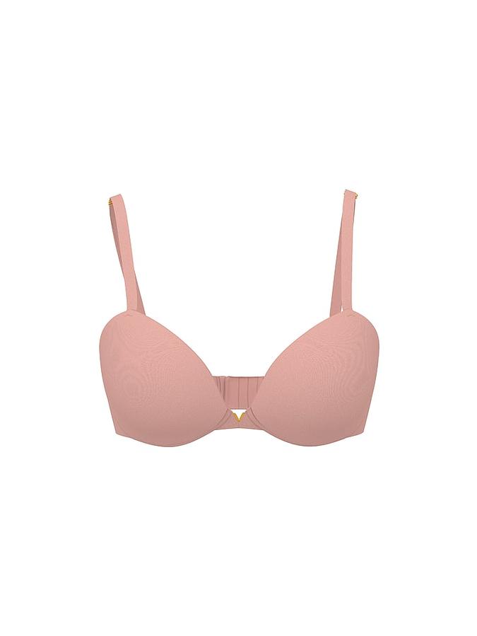 Smooth Lightly Lined Plunge Demi Bra image number 2