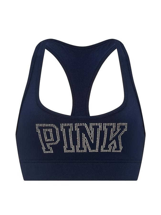 PINK Relay? Racerback Sports Bra image number 2