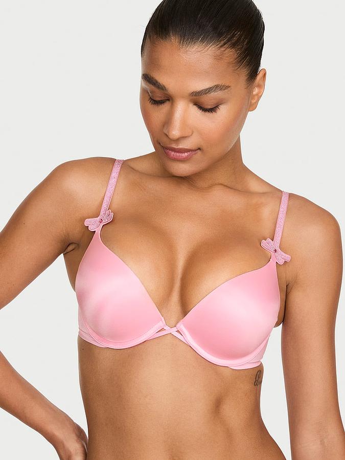 Bombshell Add-2-Cups Shine Bow Push-Up Bra