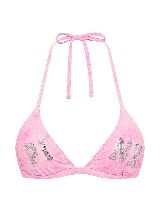 Push-Up Triangle String Bikini Top image number 2