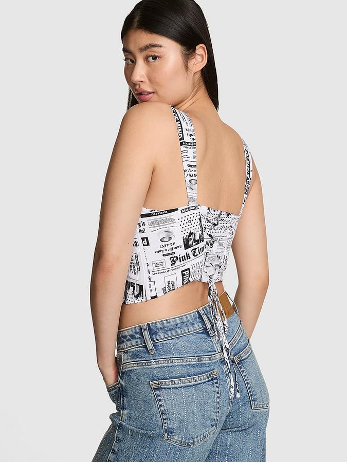 Lace-Up Corset Top image number 1