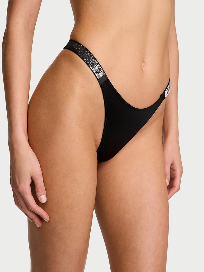 Scattered Shine Strap Thong Panty image number 0