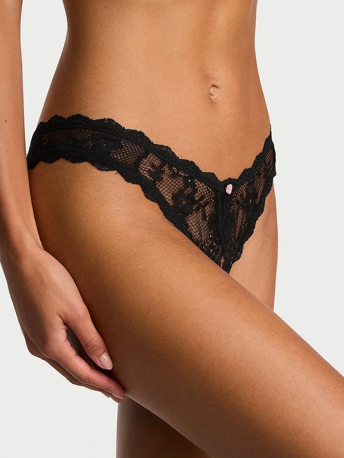 Lace Peekaboo Brazilian Panty