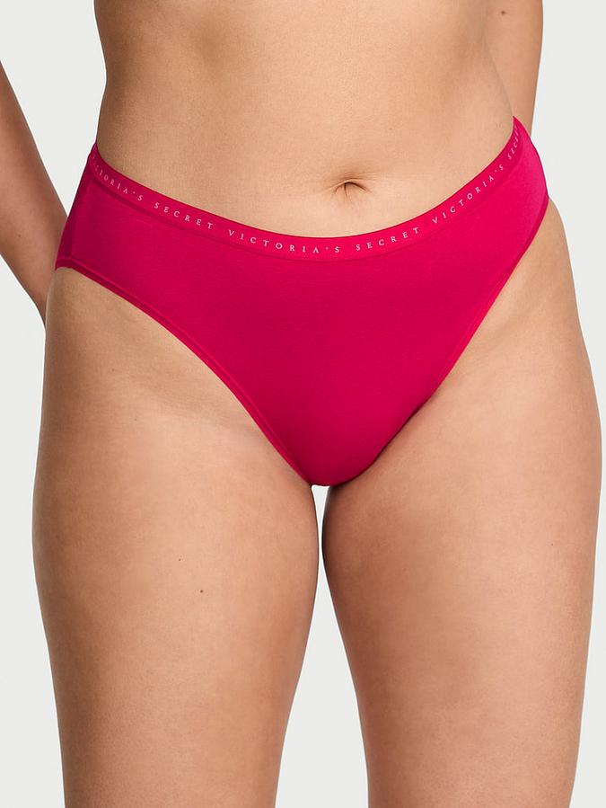 Stretch Cotton High-Leg Brief Panty
