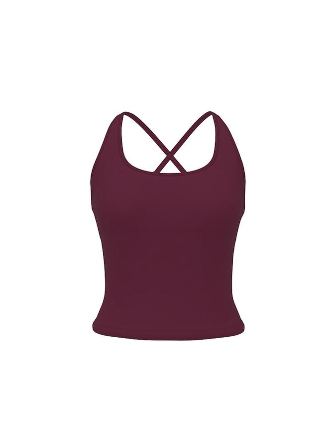 All-Day Cotton Square-Neck Bra Tank image number 2