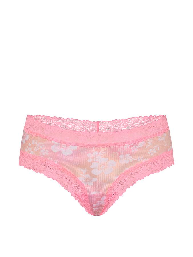 PINK Wink&trade; Lace-Trim Cheeky Panty image number 2