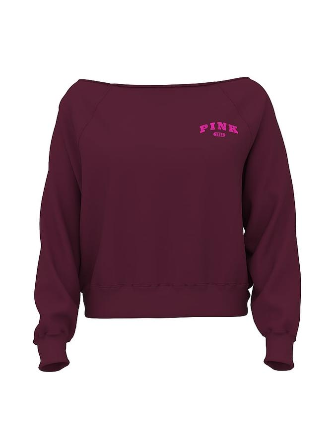 Ivy Fleece Off-The-Shoulder Sweatshirt image number 2
