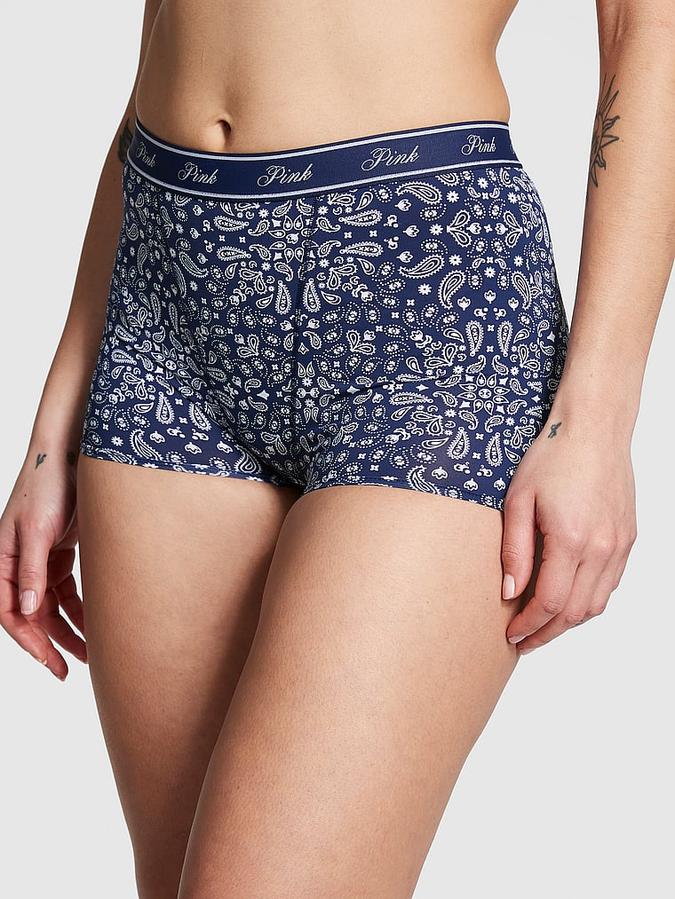 Logo Micro High-Waist Boyshort Panty image number 0