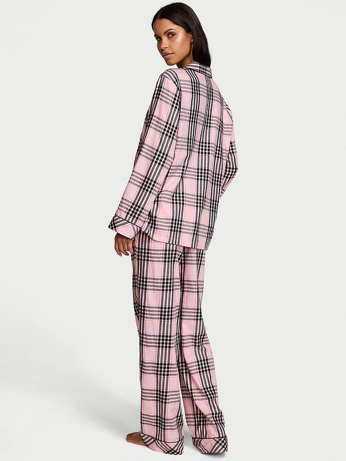 Flannel Long Pajama Set image number 1
