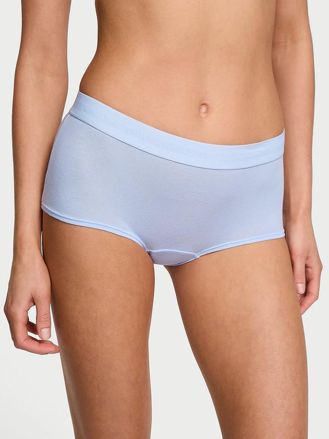 Logo Cotton Boyshort Panty image number 0