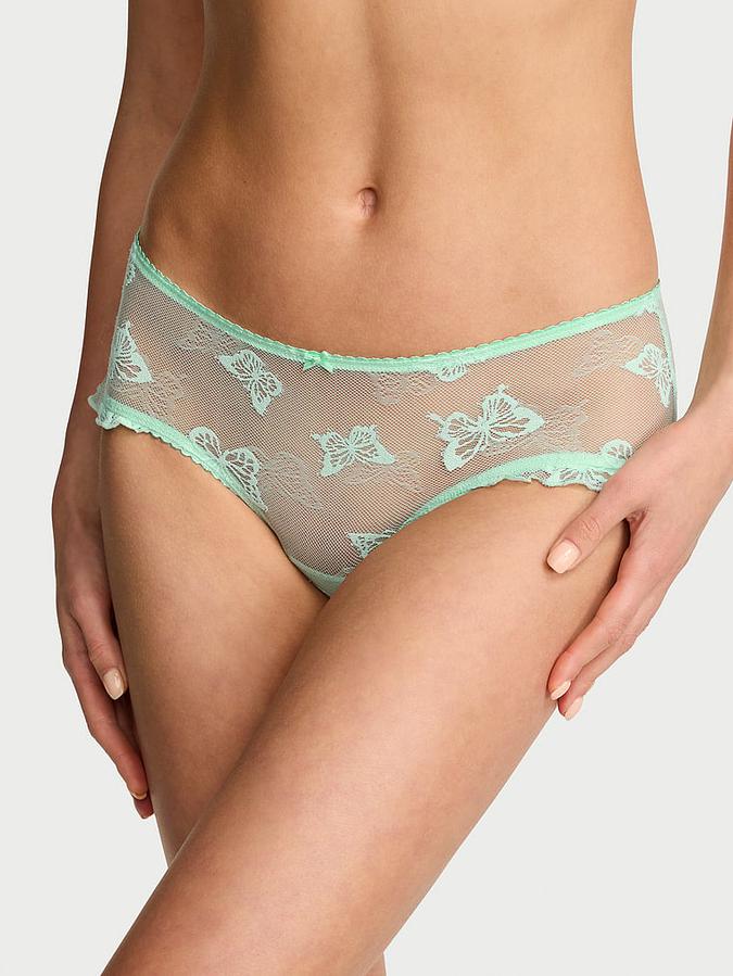 Butterfly Mesh Flutter Cheeky Panty
