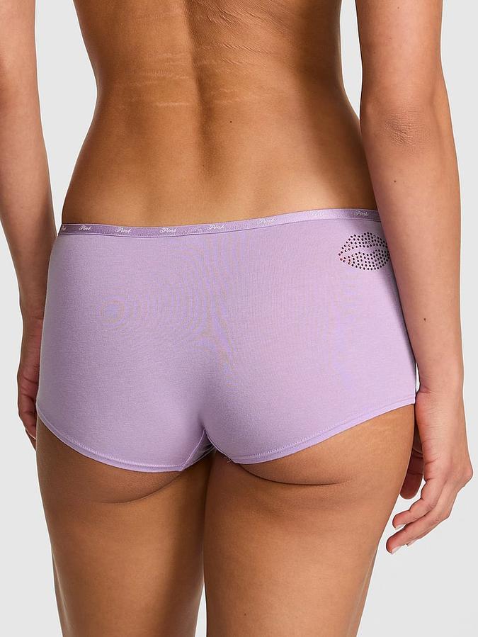 Logo Cotton Boyshort Panty