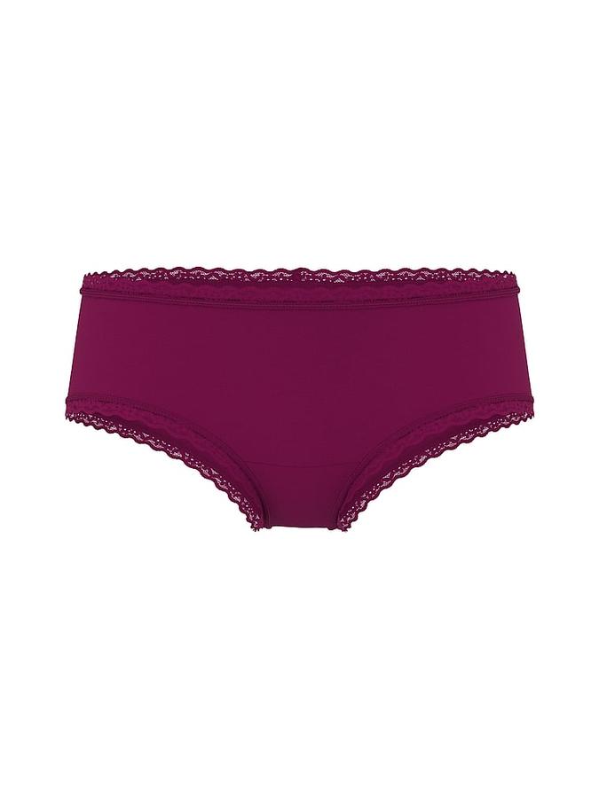 Cotton Lace-Waist Cheeky Panty image number 2
