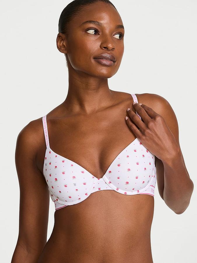 Cotton Lightly Lined Demi Bra