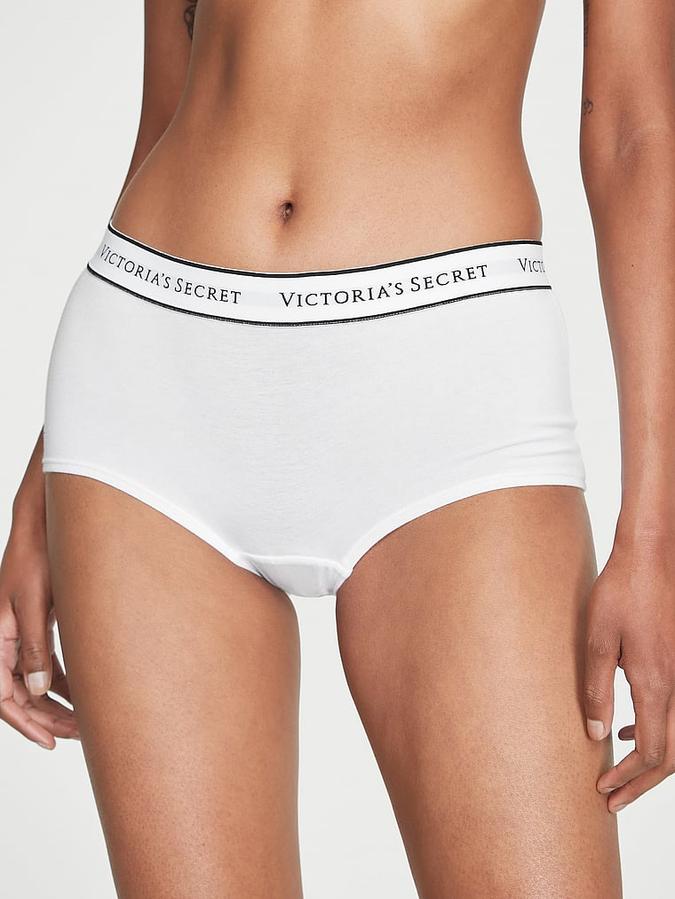 Logo Cotton Boyshort Panty image number 0